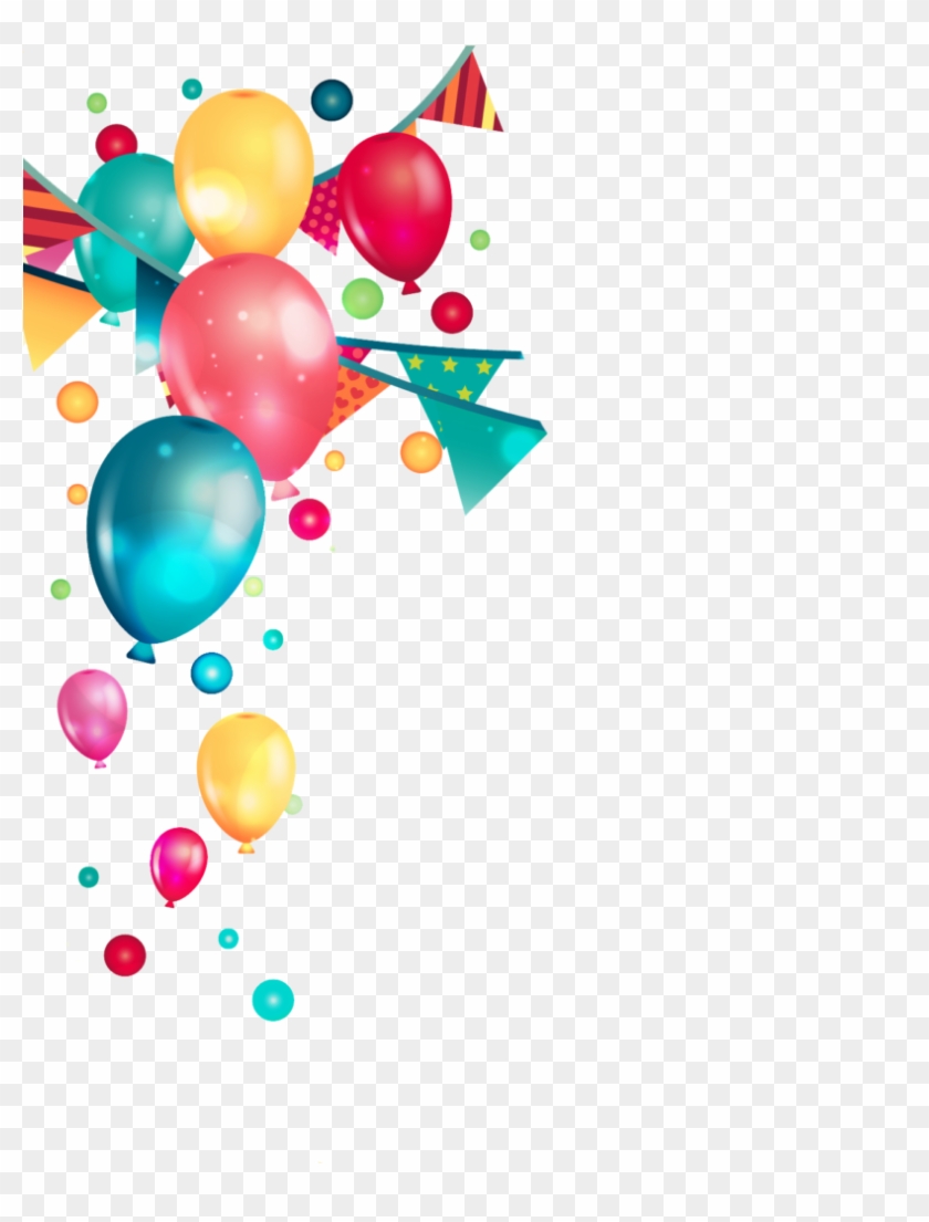 Birthday Party Balloons Png - Imagenes De Feliz Cumpleaños Maricarmen #1283046