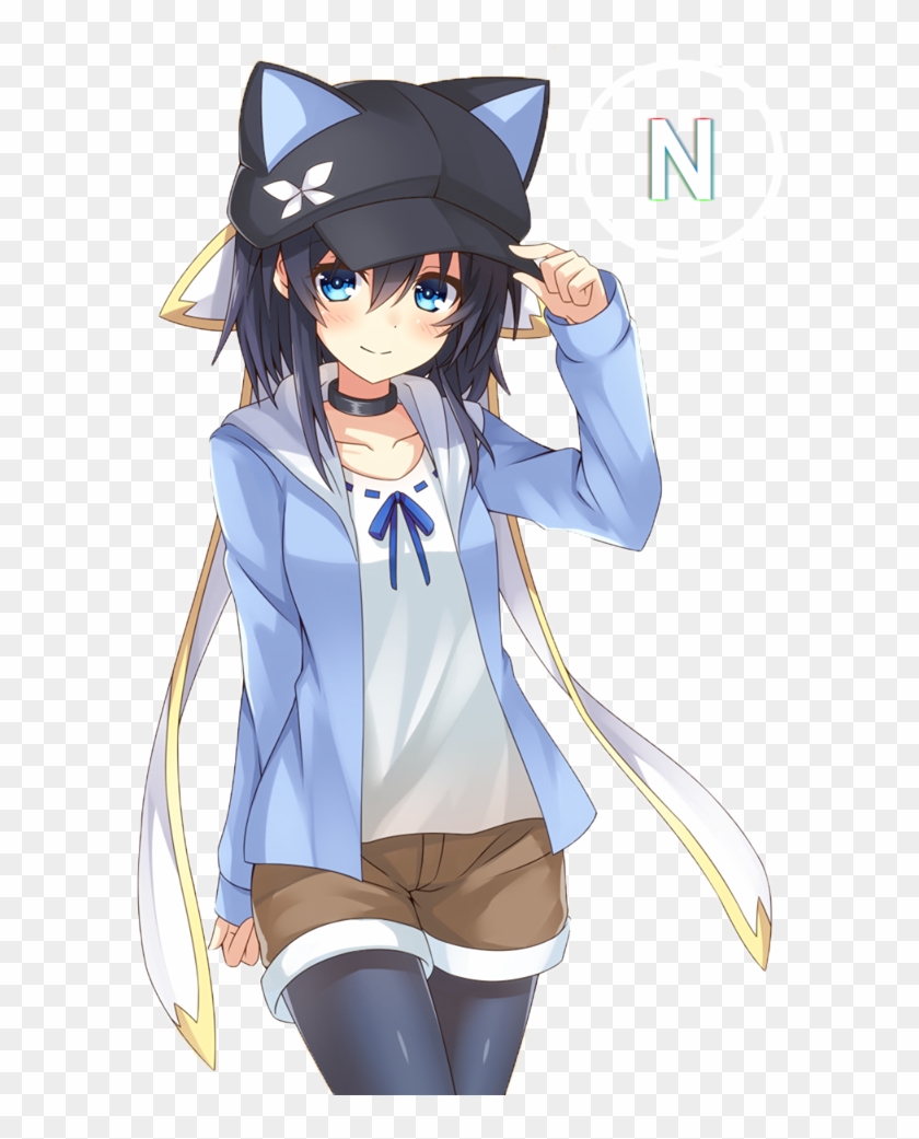 Anime Girl Render 5 By Novanx - Hoodie Anime Girl #1283089