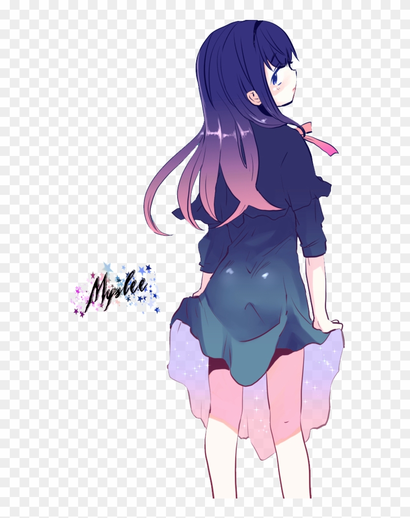 [render] Anime Girl9 By Myslee-chan - Anime Girl Pastel Render #1283097