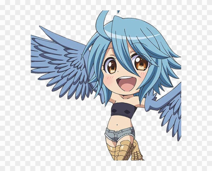 Monster Musume Chibi Harpy Anime - Papi Monster Musume #1283137