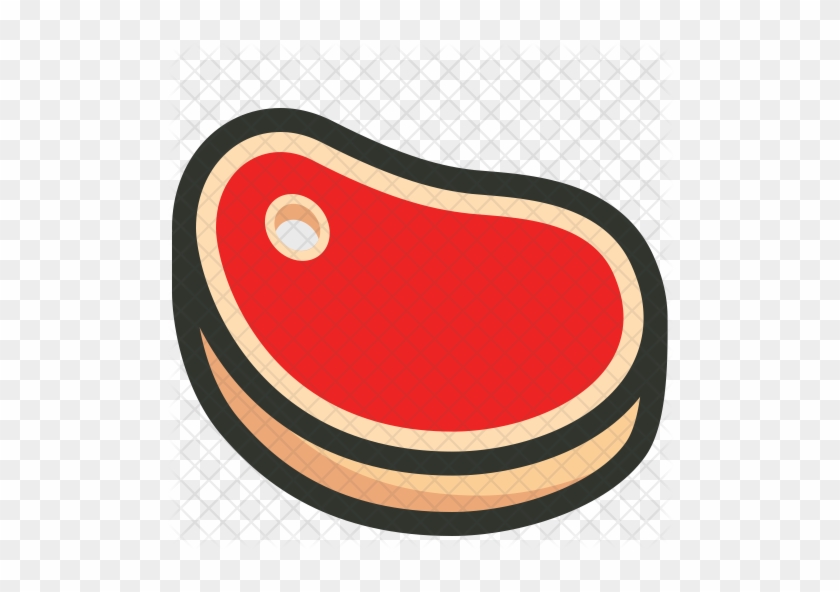 Beef Icon - Steak Icon Png #1283375