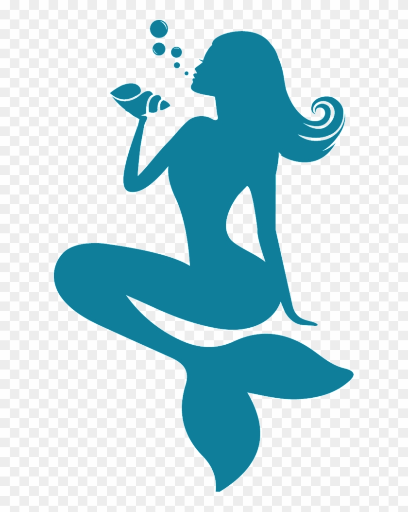 Mermaids Smoke Seaweed Sticker Oceantokes - Mermaid Smoking #1283380