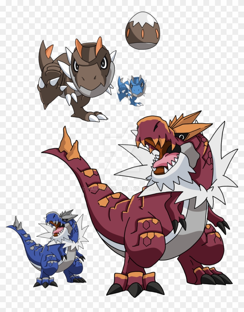 Pokémon X And Y Evolution Tyrunt Tyrantrum - Tyrunt Evolution #1283433