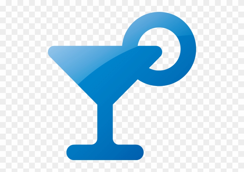Web 2 Blue Cocktail 2 Icon - Icon #1283473