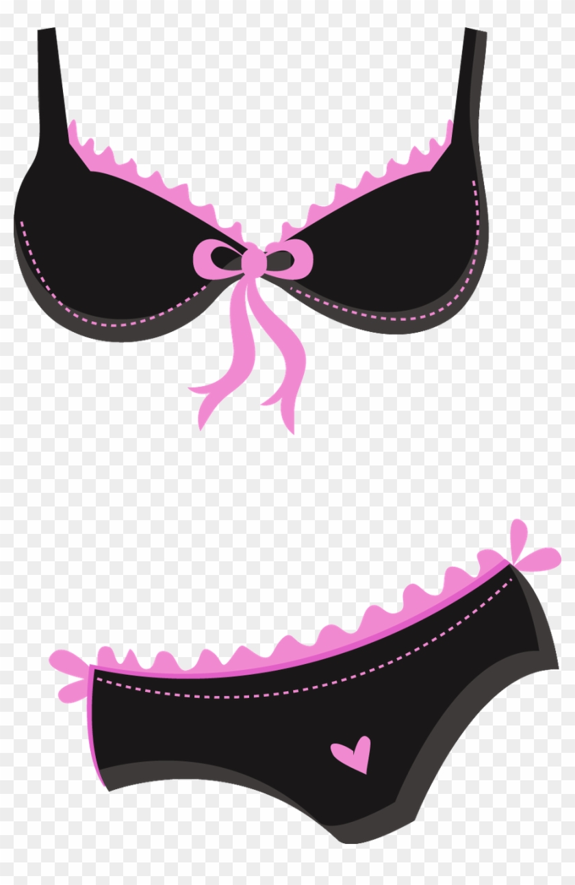 Say Hello - Lingerie Clipart #1283564