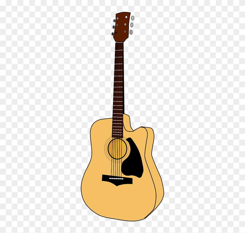 Acoustic Guitar Clipart Yellow Guitar - Epiphone Pro 1 Acoustic Guitar Natural #1283584