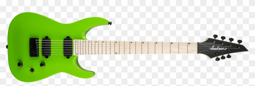 Guitar Clipart Png - Jackson Jackson Slathx-m 3-7 Slime Green #1283588