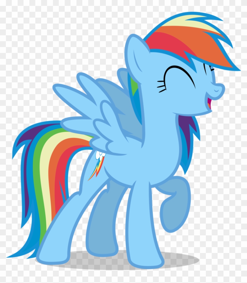 Mlp Fim Rainbow Dash Vector By Luckreza8 - Friendship Is Magic Rainbow Dash #1283638