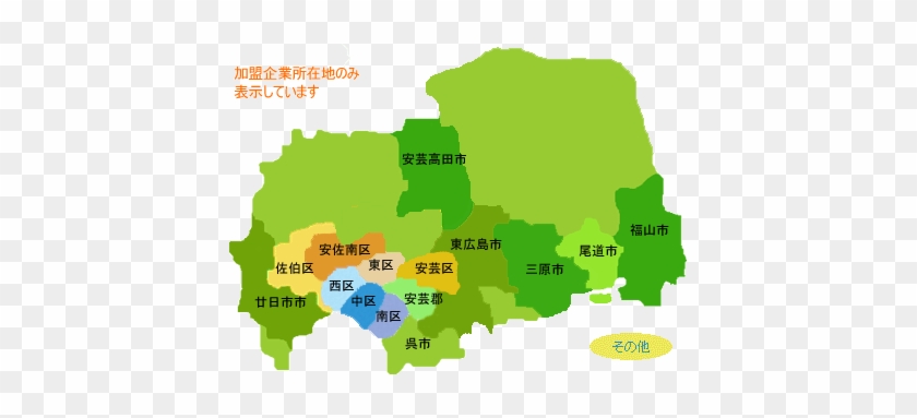 広島県の地図 広島 県 佐伯 区 Free Transparent Png Clipart Images Download