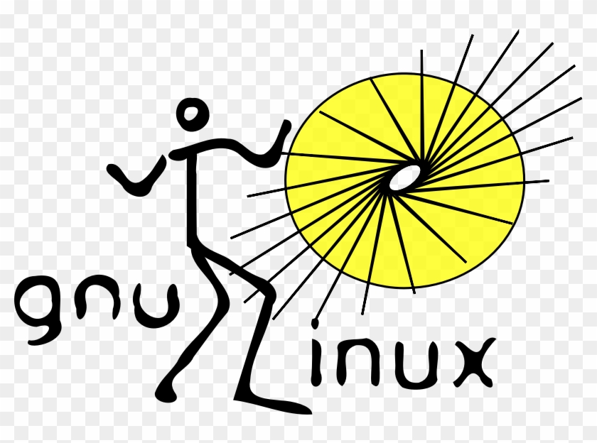 Gnu Dance By Anonymous A Man Dancing To Linux Lines - Clip Art #1283815