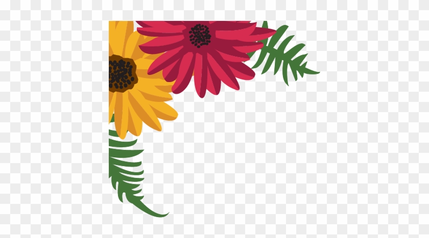 Garden Party - Corner Flower Png #1283820