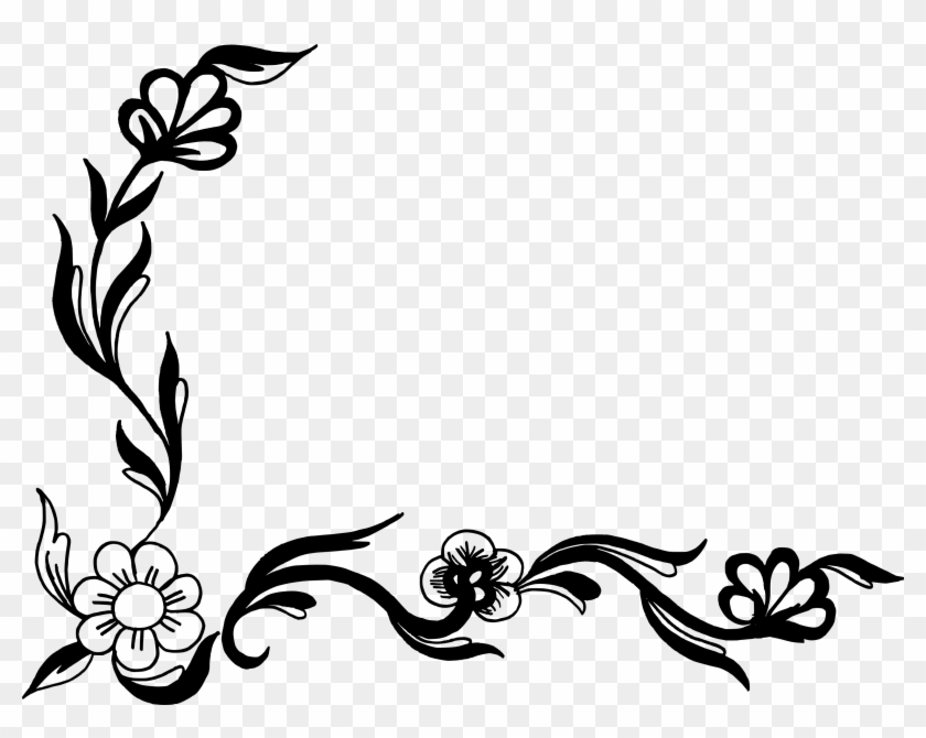 Download Free Download - Floral Corner Svg File - Free Transparent ...