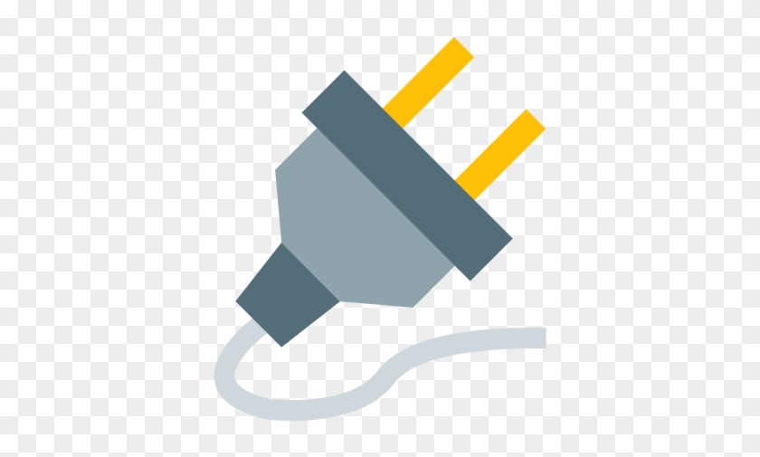 Electrical Plug Home Icon - Graphic Design #1283868