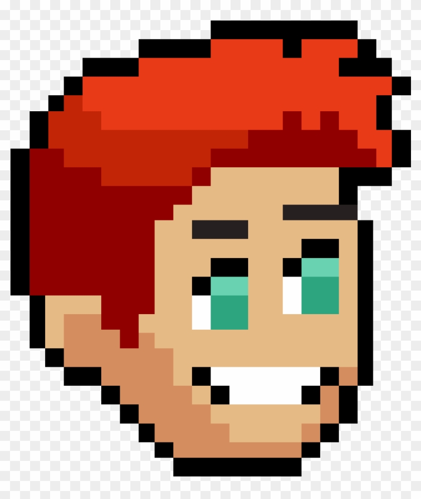Male Swoop Red Hair - Pixel Art For Beginners #1283890