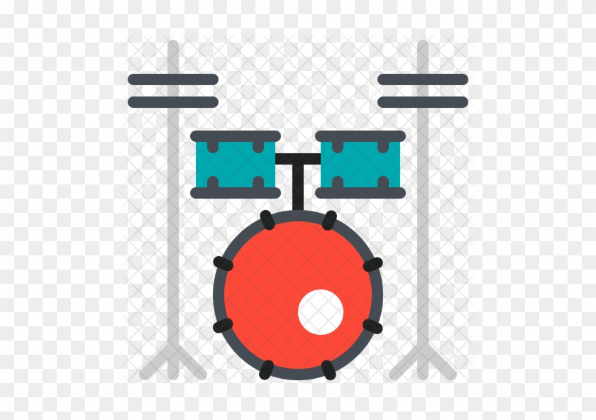 Drum Set Icon - Percussion #1284065