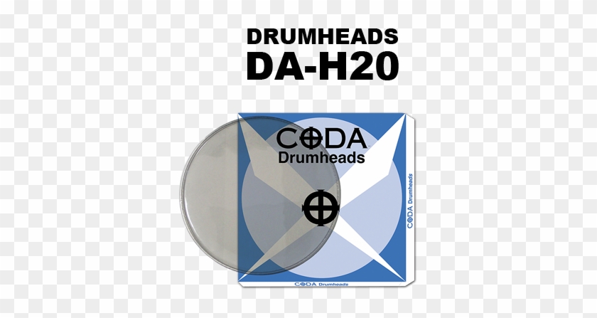 Coda Clear 2 Ply 16" Drum Head Da H20 - Coda Da-h20-22 60cm Clear Drumhead Multi-coloured #1284090
