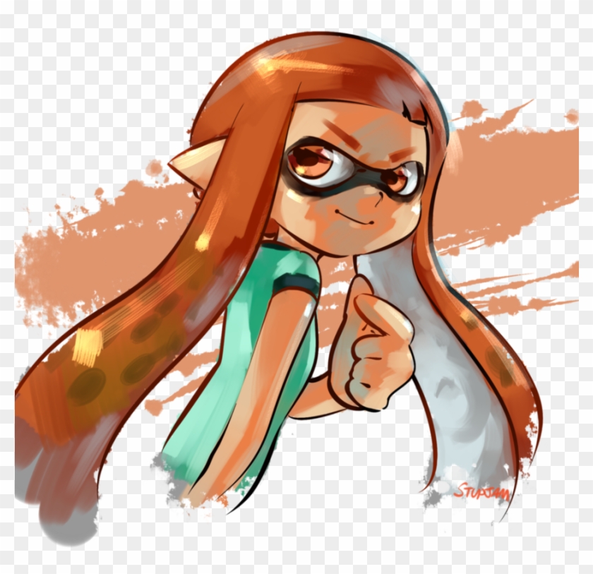 Nintendo Girl Of The Month - Orange Inkling #1284499