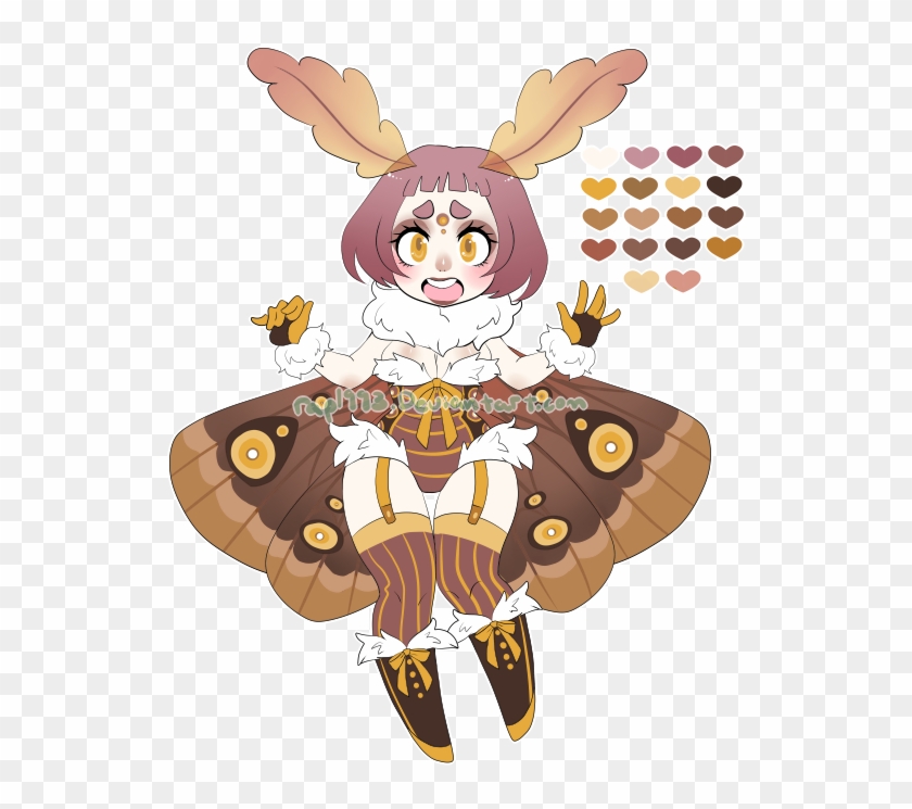 Moth Girl Adoptable Auction - Moth Adoptable #1284504