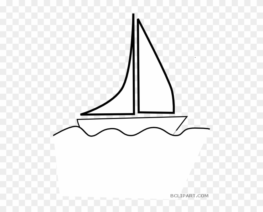 Boat Outline Transportation Free Clipart Images Bclipart - Clip Art #1284516