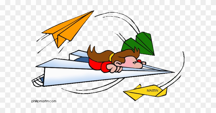 Download Free Printable Clipart And Coloring Pages - Paper Plane Free Clipart #1284597