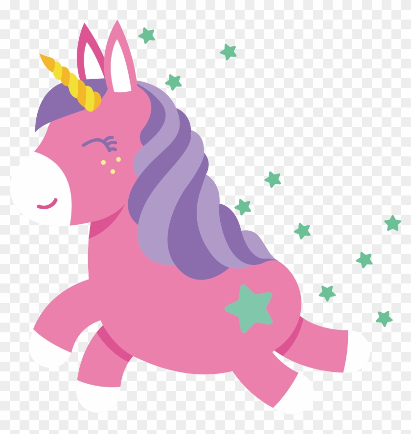 Invisible Pink Unicorn - Fundo Unicornio Vector #1284660