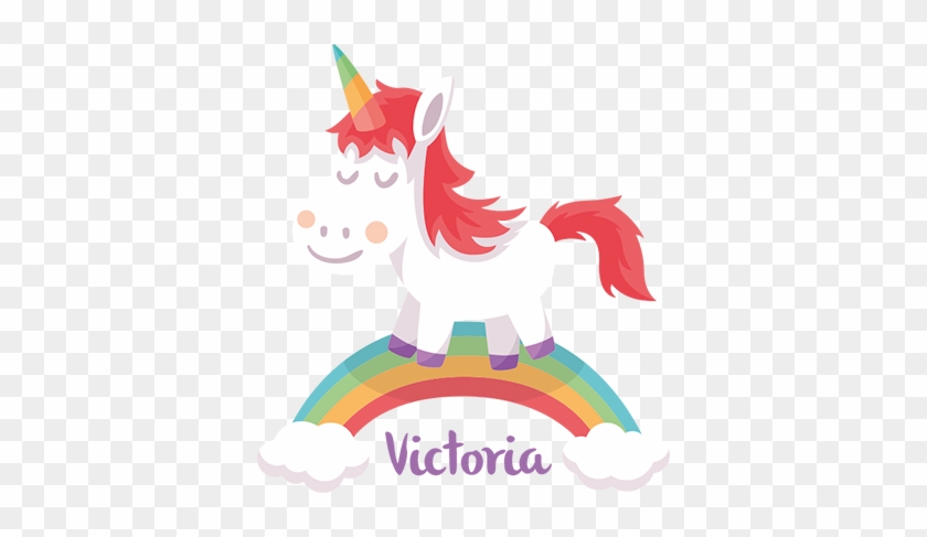 Personalised Unicorn Wall Sticker - Unicornio Infantil Png #1284684