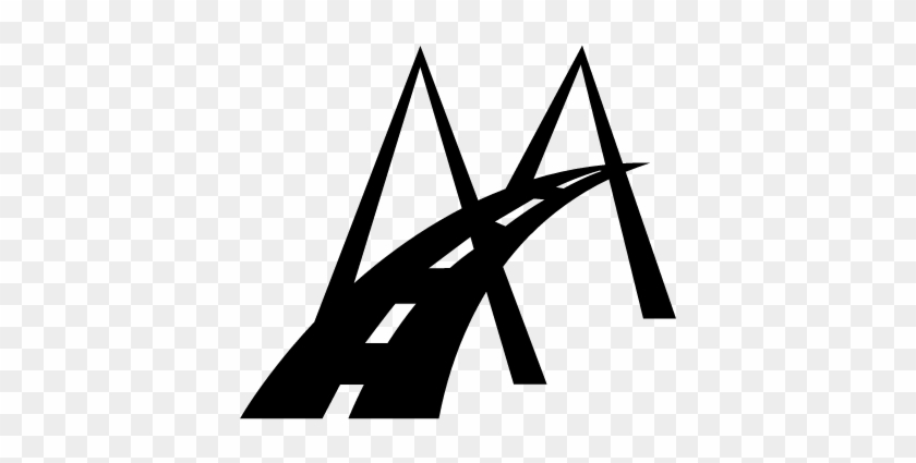 Modern Bridge Road Symbol Vector - Roads And Bridges Icon #1284872