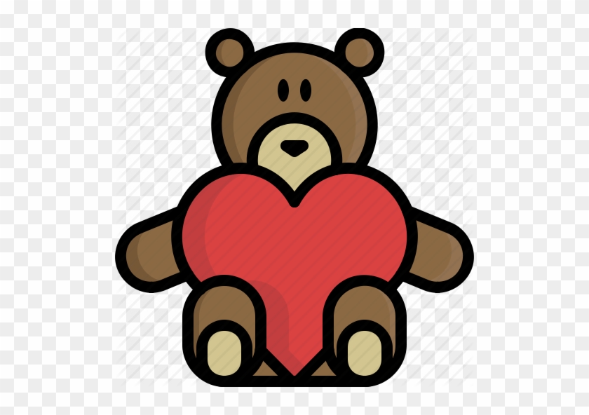 Valentine`s Day Clipart Bear - Valentine's Day #1284918