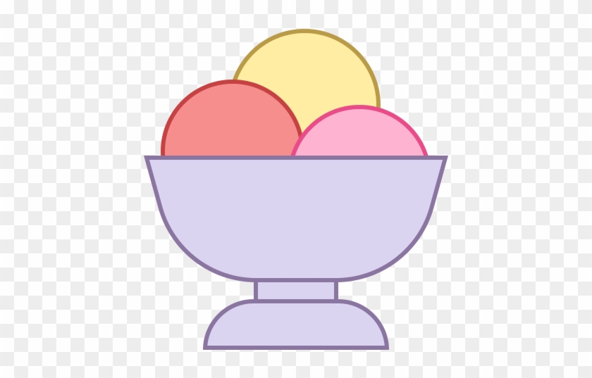 Chocolate Frozen Yogurt - Ice Cream Cartoon Icon Png #1284966