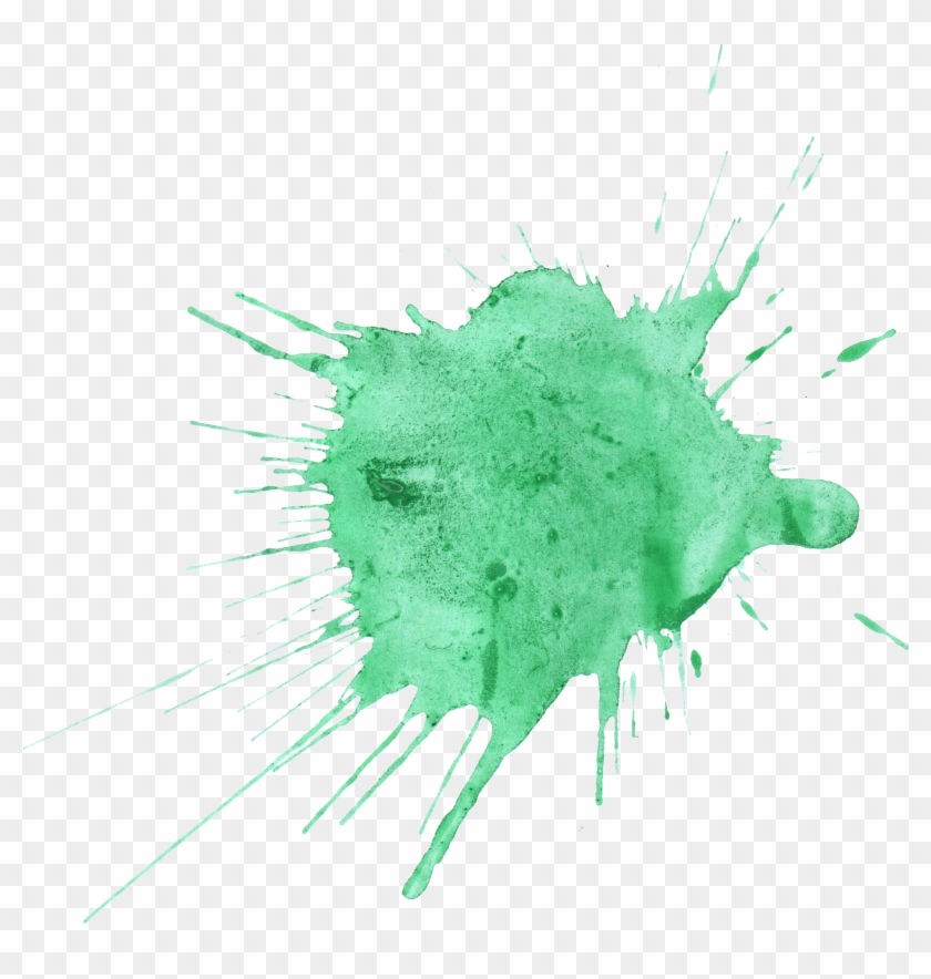 Free Download - Green Color Splash Png #1285013