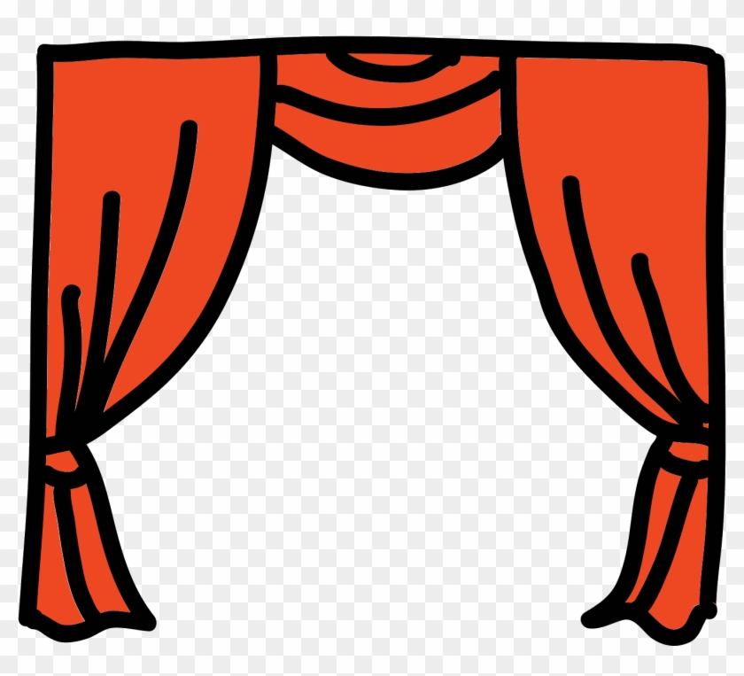 Theatre Curtain Icon - Theatre Curtain Icon #1285086