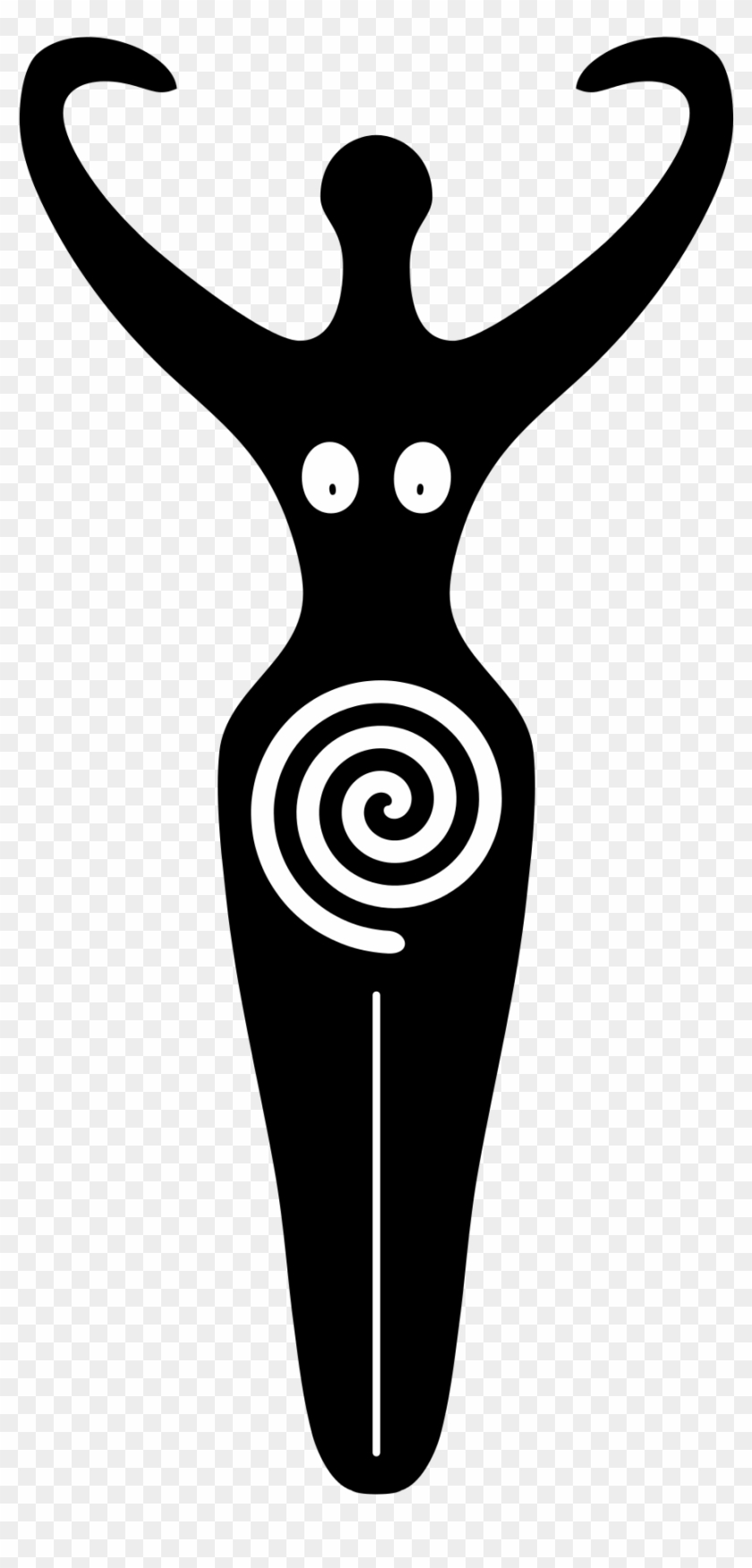 A Spiral Goddess Symbol Of Modern Neopaganism Used - Bia Goddess Symbol #1285229