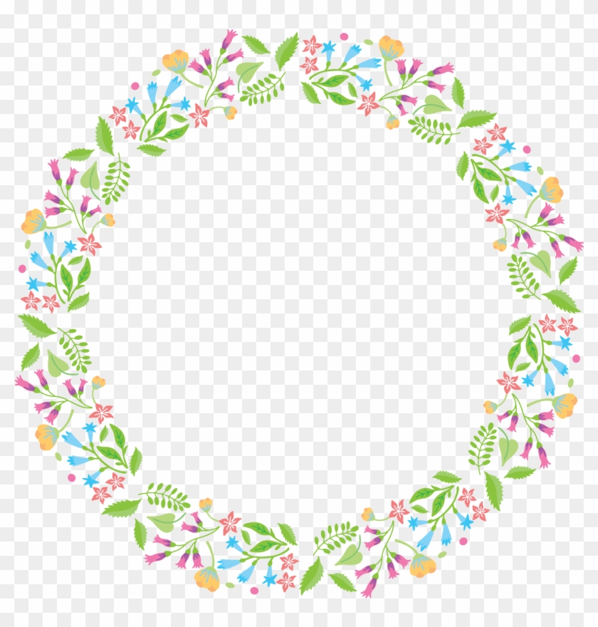 Wedding Invitation Flower Garland Designer - Guirnaldas Vector Boda #1285485