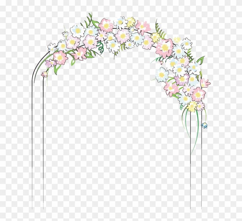 Wedding Clip Art - Wedding Arch Cartoon #1285520