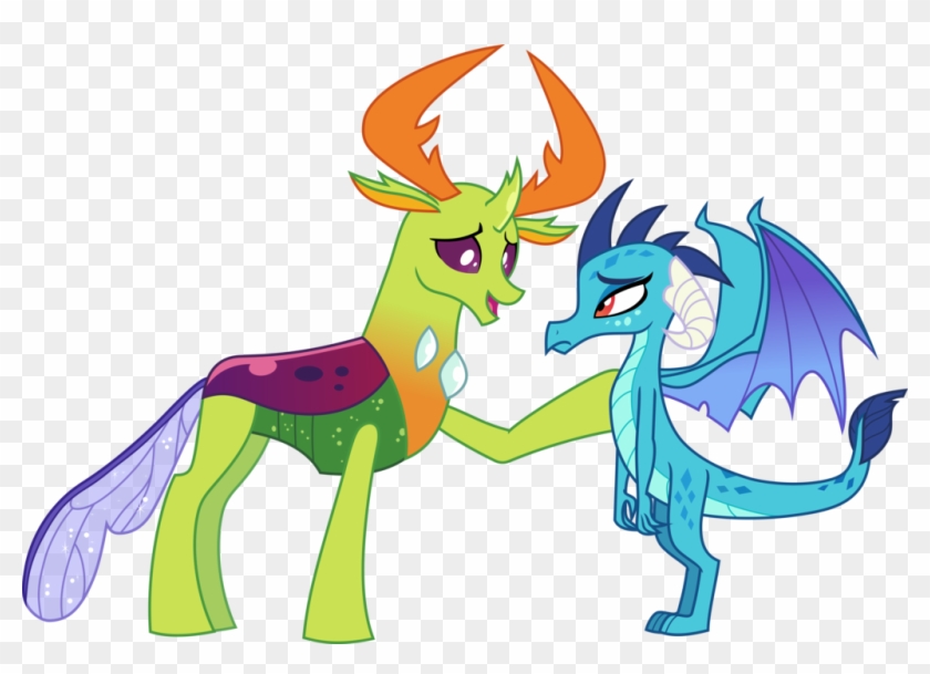 Thorax And Ember By Pink1ejack - My Little Pony Thorax And Ember #1285635