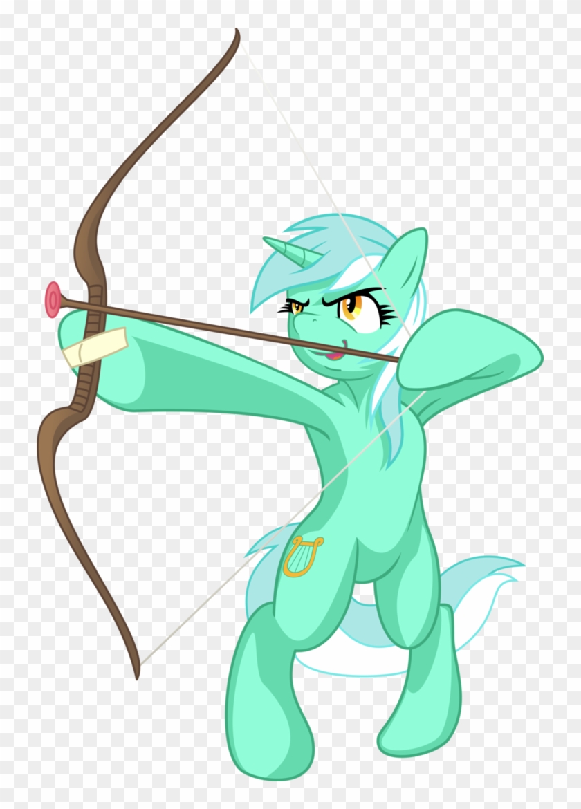 Lyra The Archer By Emberfiremane - My Little Pony Archery #1285668