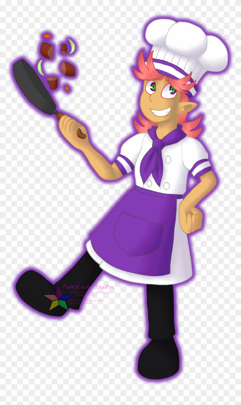 Miitopia Miitopia Chef Theia Historica Indigo Chromati - Cartoon #1285737