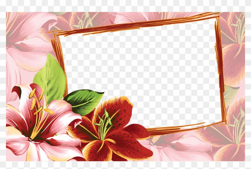 Flowers Frames Photoshop Page 4 Frame Design & Reviews - Flower Frames Design Png #1285919