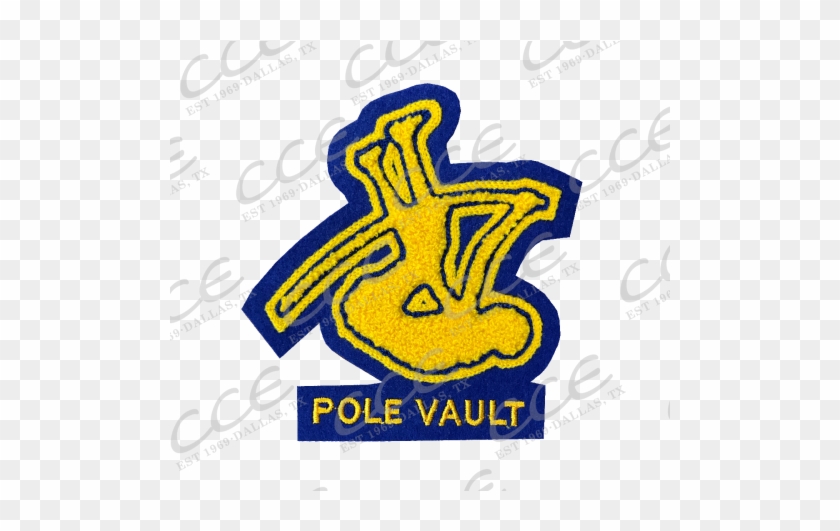 Male Pole Vault Activity Patch - Pole Vault #1285950