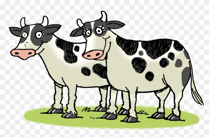 Dairy Cattle Ox You Have Two Cows Clip Art - 2 Cows Clipart #1286065