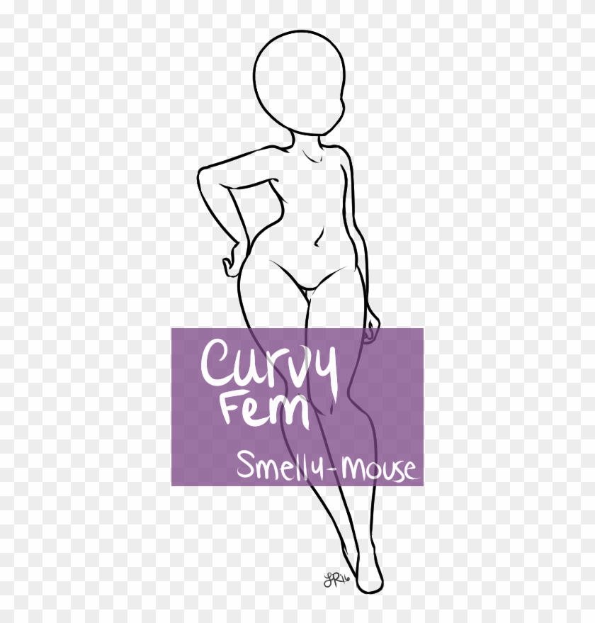 Curvy Fem Base P2u By Smelly-mouse On Deviantart - Curvy Anime Girl Base #1286089