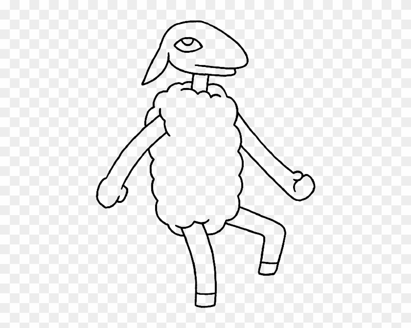 Sheep Drawing - Transparent Dancing Gif Goat #1286164