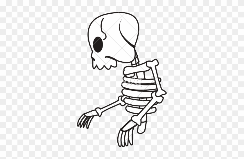 Drawing Cartoon Skeleton - Cartoon Skeleton Png #1286166