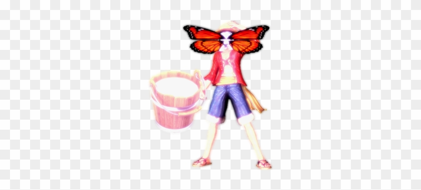Luffy The Baby Goat Butterfly Milkman With Stinky Pink - Wikia #1286322
