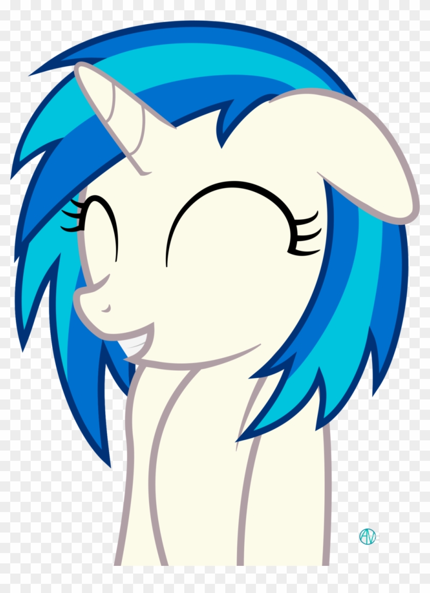 Happy Vinyl Scratch Vector By Arifproject Happy Vinyl - Cartoon #1286365