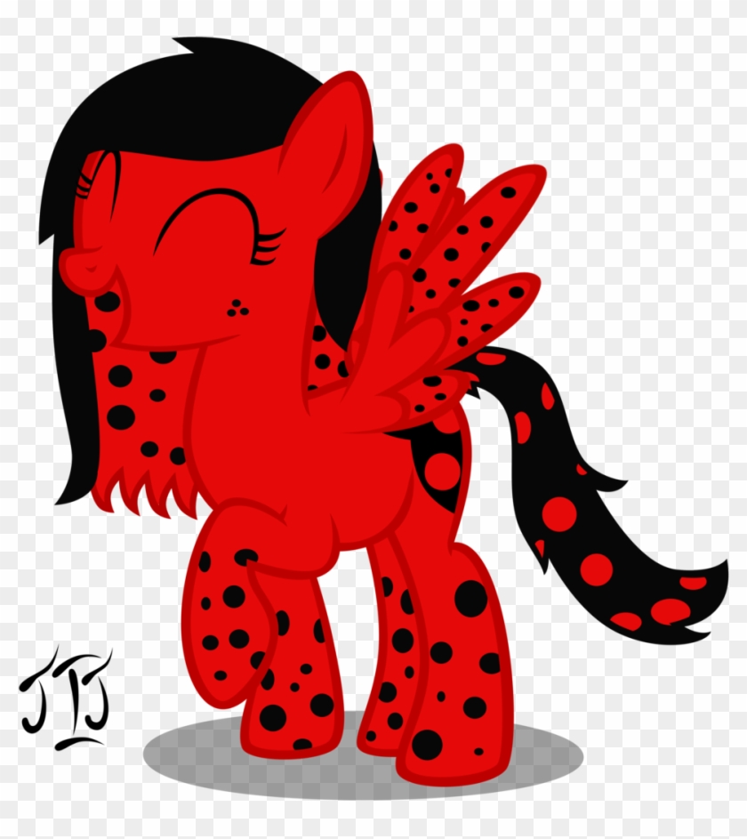 Crazy Lady Bug Is Happy Commission By Mlp-scribbles - Mlp Ladybug #1286371