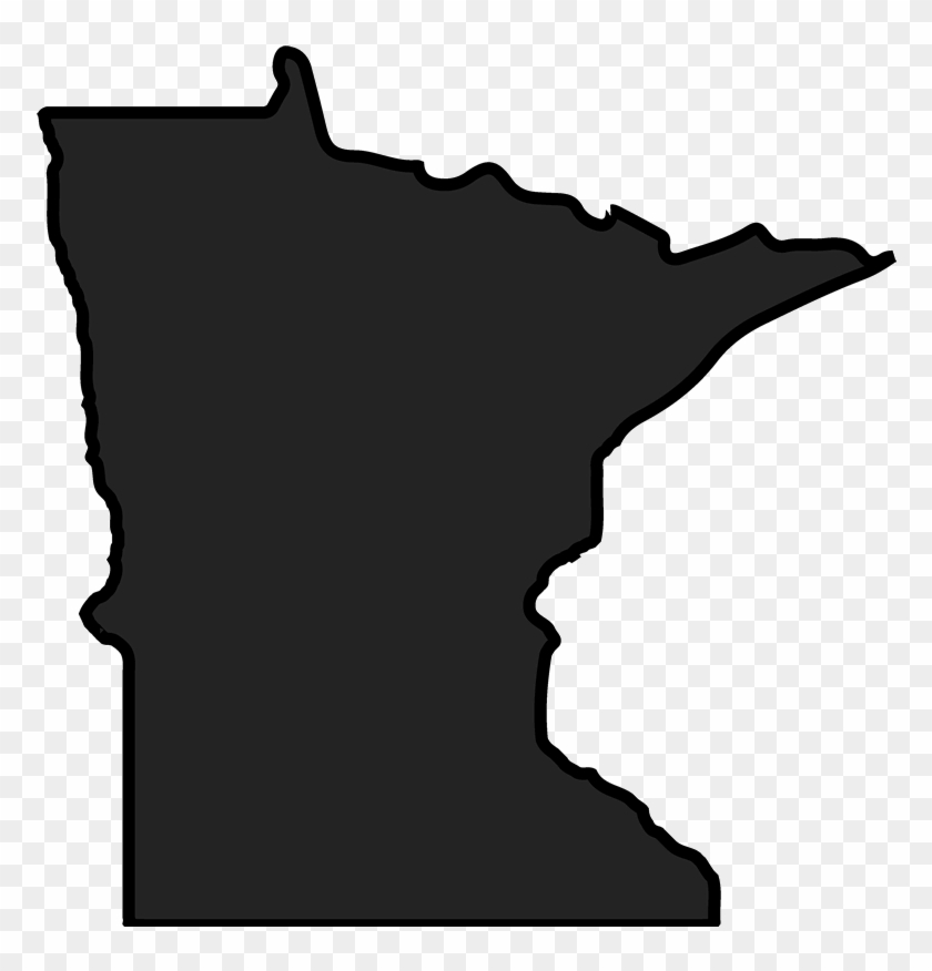 Minnesota Rubber Stamp - Minnesota Outline #1286379