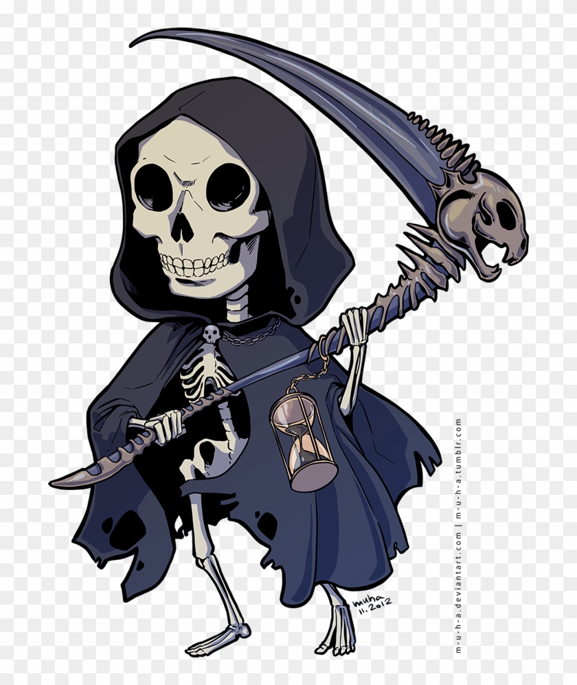 Chibi Death By M U H A - Chibi Grim Reaper Mask #1286386