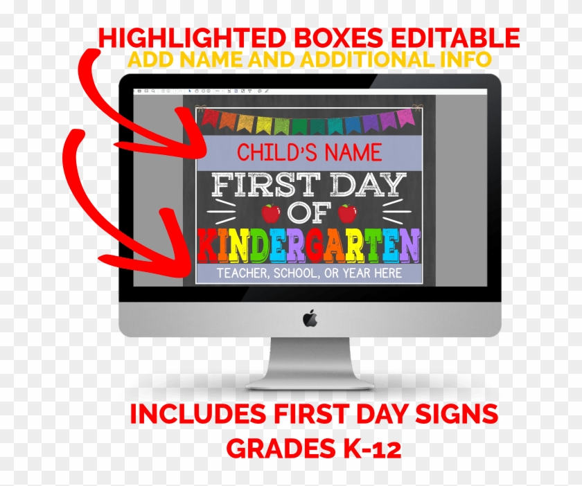 Grab A Complete K-12 Set Of First Day Of School Signs - School #1286477
