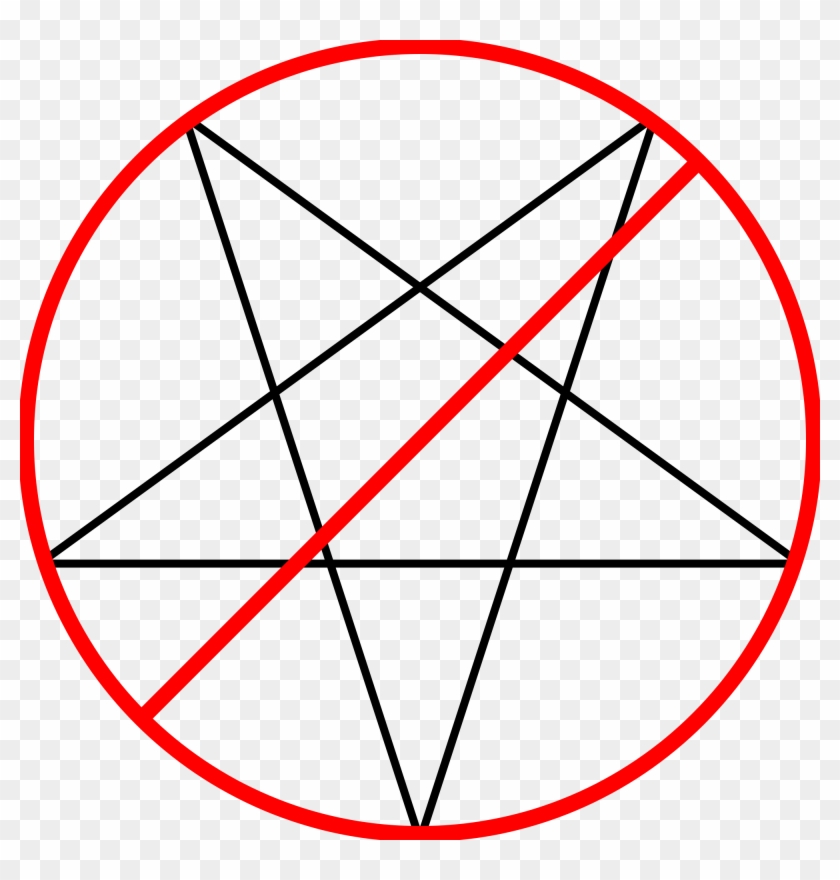 Pentagram Wikipedia - Inverted Pentagram #1286484